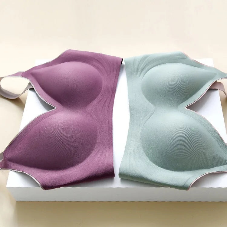 CowLost | product_id-plus-size-seamless-wire-free-push-up-bra-for-women-comfortable-shockproof |17