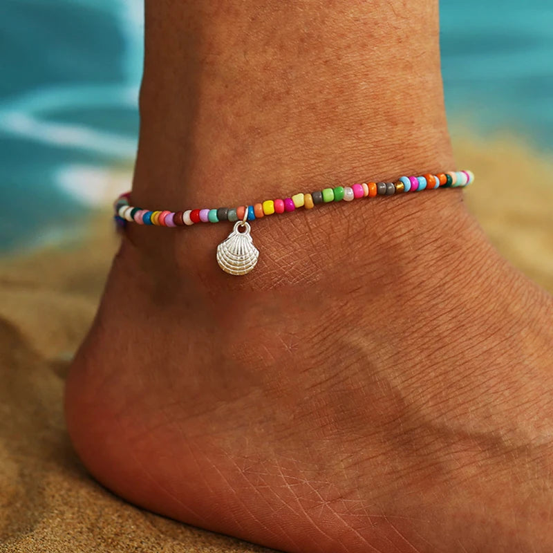 CowLost | bohemian-colorful-turkish-eyes-anklets-for-women-butterfly-flower-zircon-shell-cat-ankle-bracelet-summer-beach-foot-leg-jewelry-1 |11