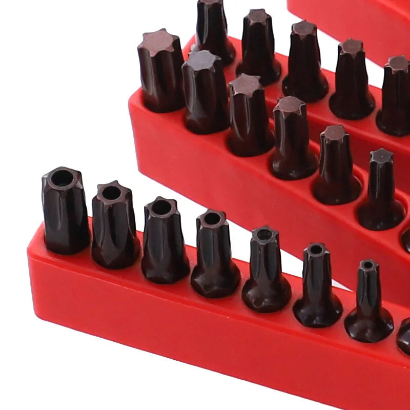CowLost | product_id-10pcs-25mm-magnetic-torx-screwdriver-bit-set-t6-t40-1-4-hex-shank-electric-star-bits |11