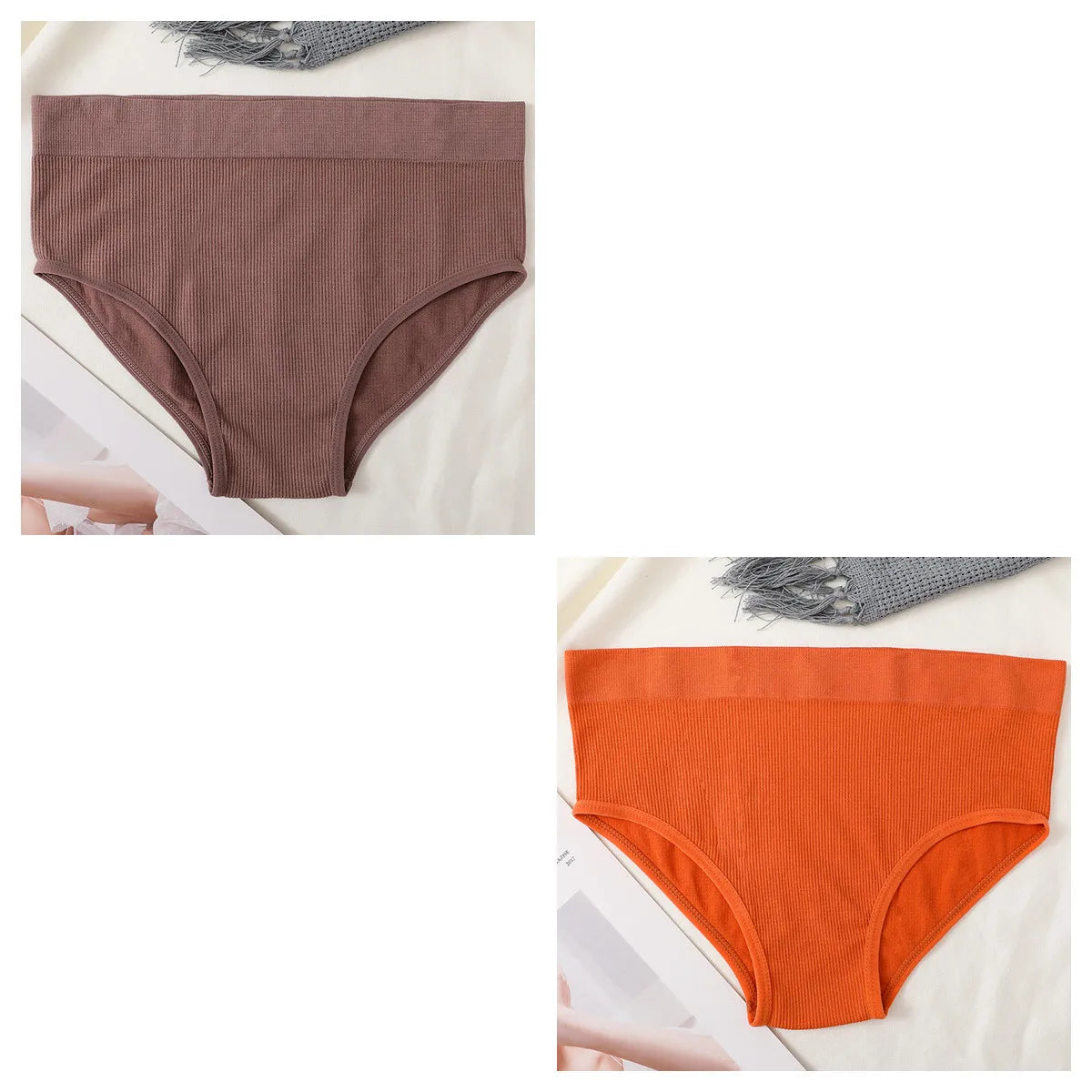 CowLost | product_id-2pcs-womens-high-waist-seamless-tummy-control-briefs-set |35