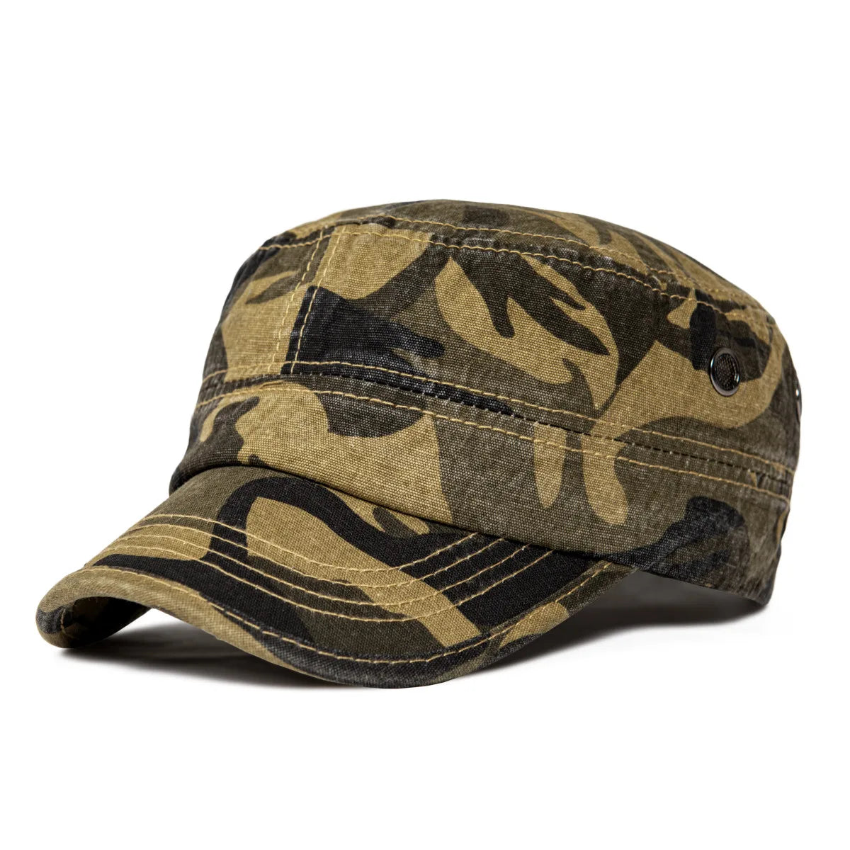 CowLost | voboom-washed-cotton-military-cadet-army-caps-for-men |11