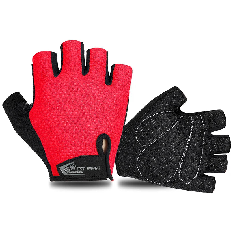 CowLost | west-biking-bicycle-gloves-breathable-half-full-finger-anti-slip-cycling-mittens-men-women-sports-shock-pad-mtb-road-bike-gloves |36
