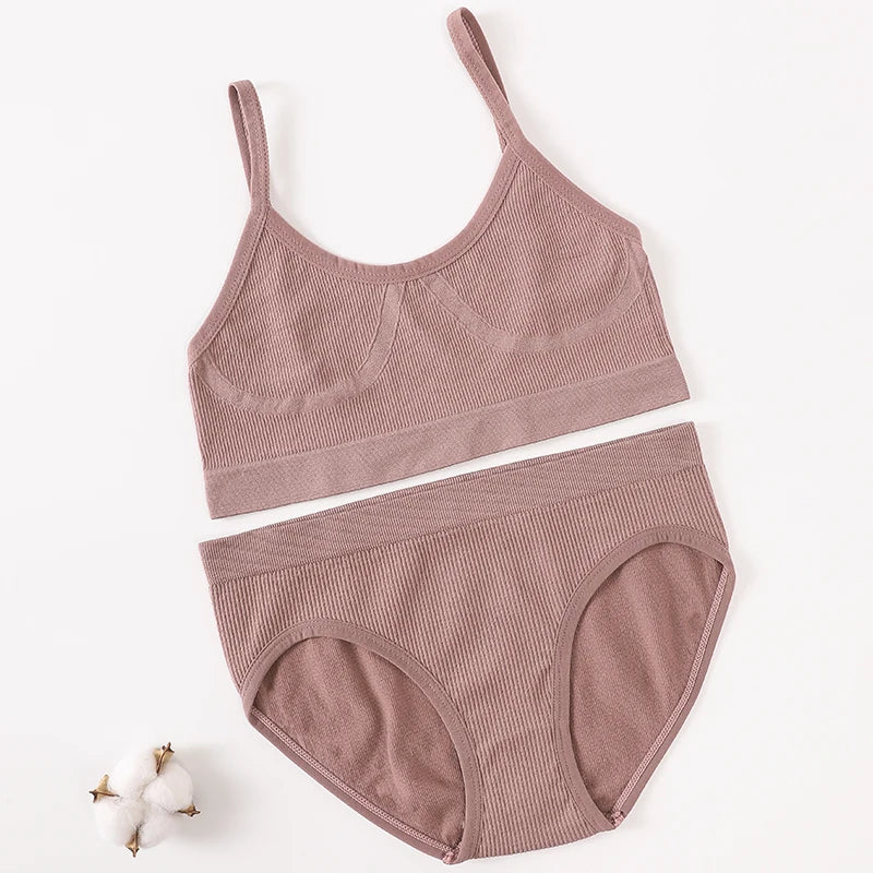 CowLost | product_id-seamless-women-s-push-up-bra-brief-set-with-u-back-crop-top-lingerie |24