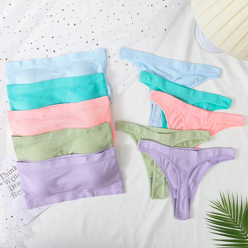 CowLost | product_id-strapless-push-up-bra-high-waist-thong-seamless-lingerie-set-for-women |3