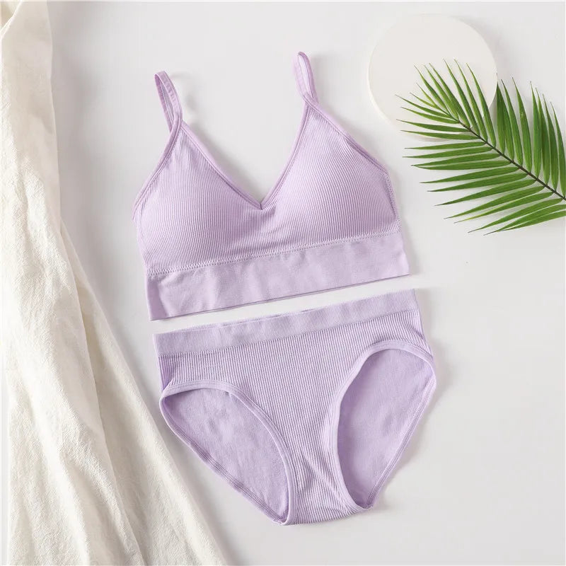 CowLost | product_id-seamless-women-s-low-back-wire-free-bra-and-panties-set-backless-lingerie-crop-top |24