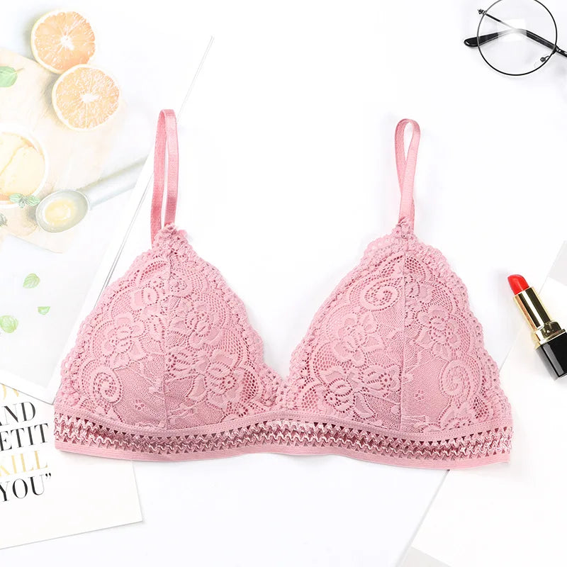 CowLost | product_id-women-s-lace-push-up-wire-free-backless-bralette-with-removable-pads |2