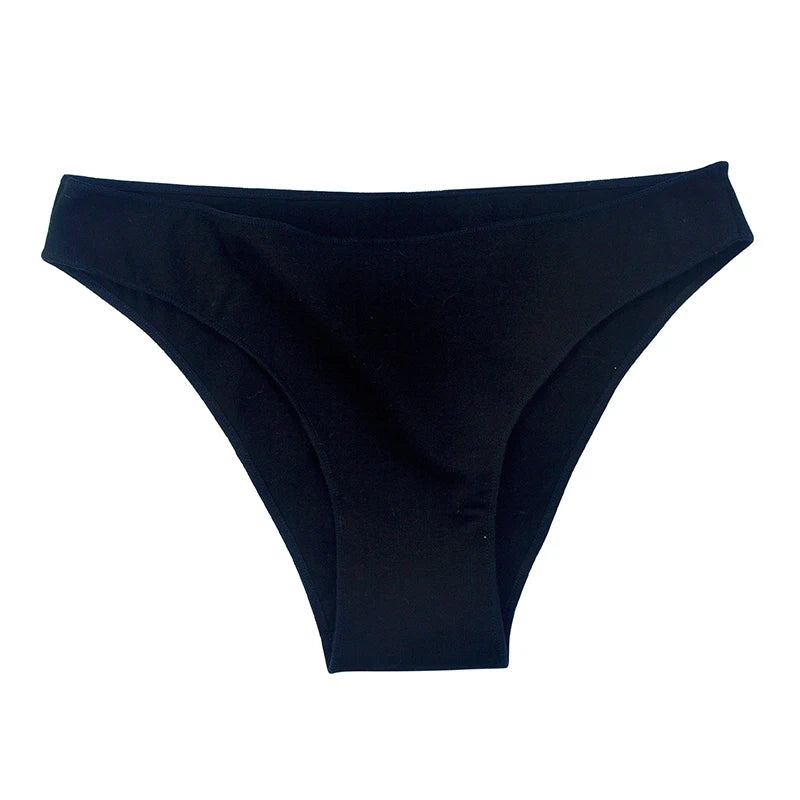 CowLost | product_id-10pcs-women-s-low-rise-seamless-cotton-briefs-solid-color-panties-m-xxl |14