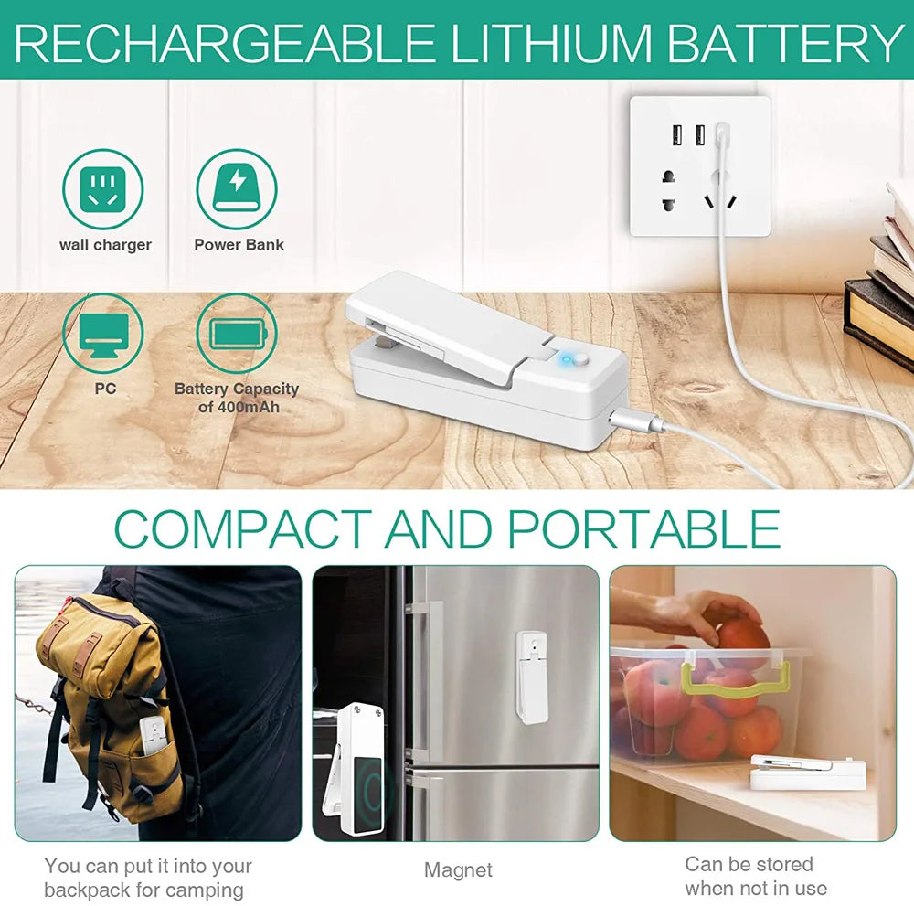 CowLost | mini-bag-sealer-2-in-1-portable-heat-sealers-rechargeable-handheld-vacuum |5