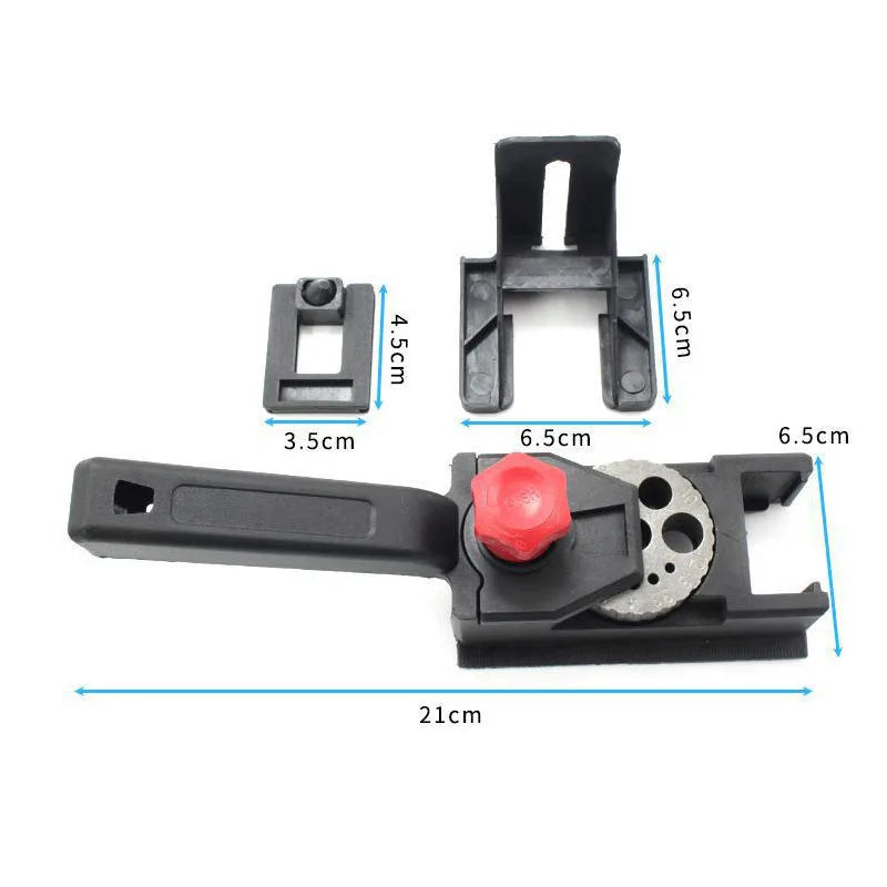 CowLost | product_id-woodworking-drill-locator-tool-carbon-steel-hole-jig-guide-with-fixing-clips |9