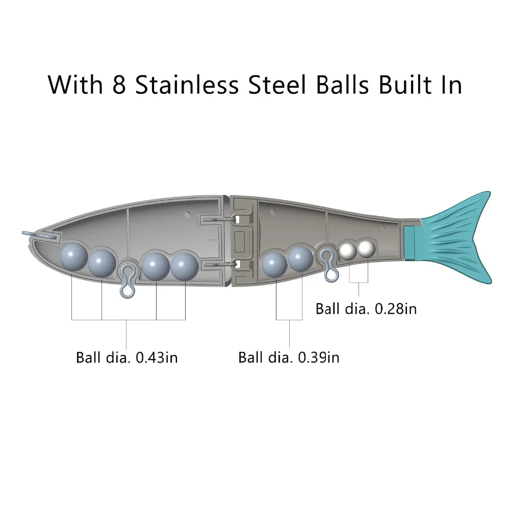 CowLost | sporting-goods-bassdash-swimbaits-pike-trout-glide-minnow-hard-fishing-lure |17