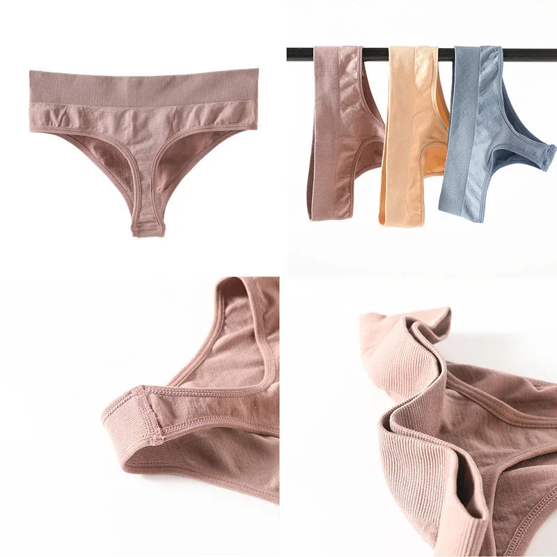 CowLost | product_id-seamless-women-s-sports-bra-and-high-rise-g-string-panties-set |4