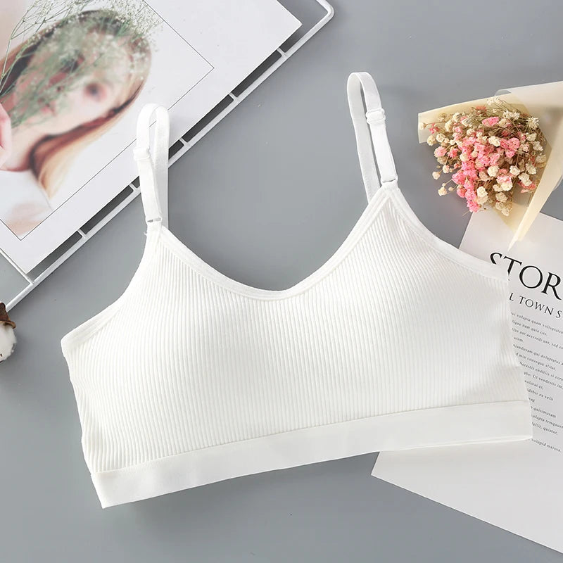 CowLost | product_id-women-s-padded-non-wire-solid-bandeau-tube-top-bra-with-adjustable-straps |9