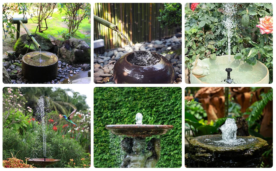 CowLost | product_id-2-5w-solar-water-pump-fountain-with-6-nozzles-and-4ft-pipe-for-garden-pond-bird-bath |12