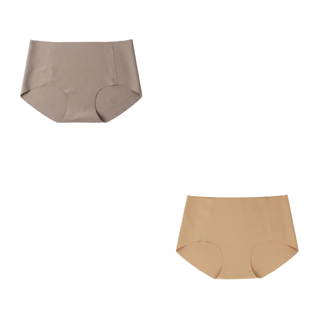 CowLost | product_id-ollymurs-women-seamless-low-waist-invisible-ice-silk-briefs-1-2-pack |18