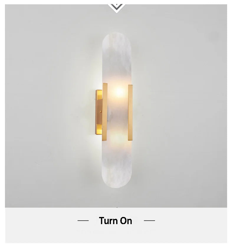 CowLost | product_id-golden-marble-wall-lamp-with-g4-socket-for-living-room-bedroom-staircase-sconce |17