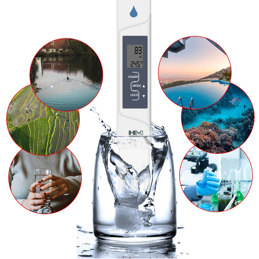 HM Digital AquaPro AP-2 2-in-1 EC & Temperature Water Quality Tester with Auto Calibration