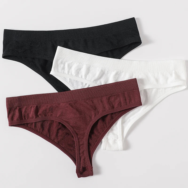 CowLost | product_id-5-pack-womens-seamless-low-rise-g-string-thongs-m-xl |8