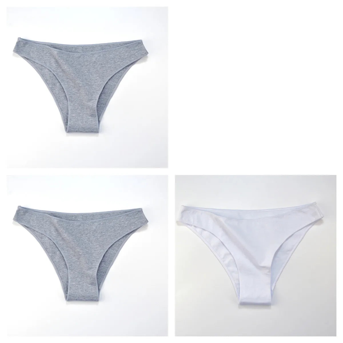 CowLost | product_id-3-pack-women-s-low-waist-cotton-briefs-breathable-solid-color-panties-m-xxl |23