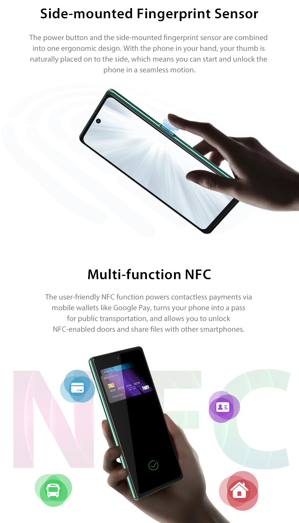 CowLost | blackview-a100-helio-p70-android-11-smartphone-6gb-128gb-6-67-4680mah-cellphone |19