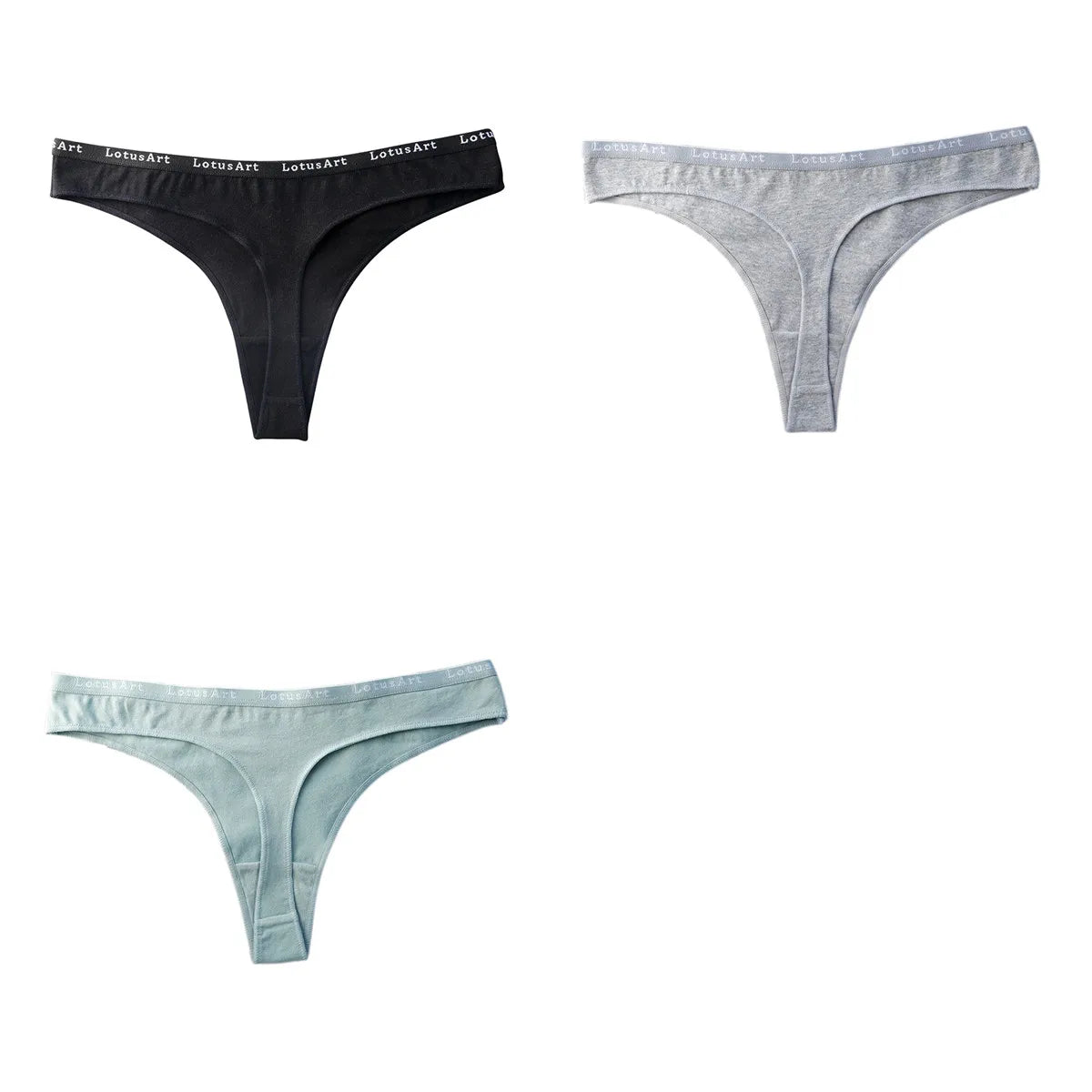 CowLost | product_id-3pcs-women-s-cotton-low-rise-seamless-breathable-g-string-panties-set |31