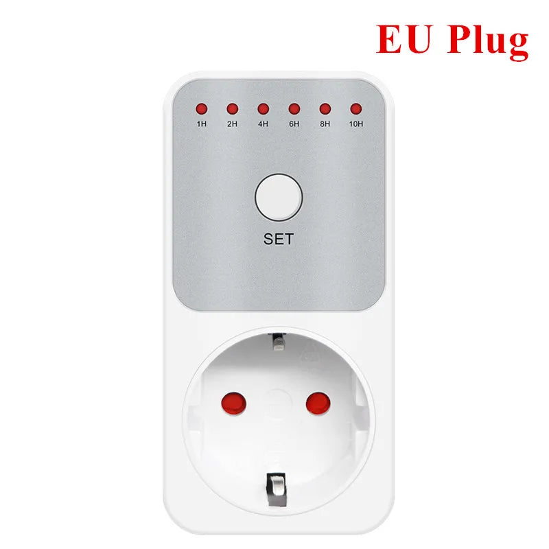 TM04 LED Countdown Timer Switch 16A 1-10h Plug-in Socket for Kitchen Appliances