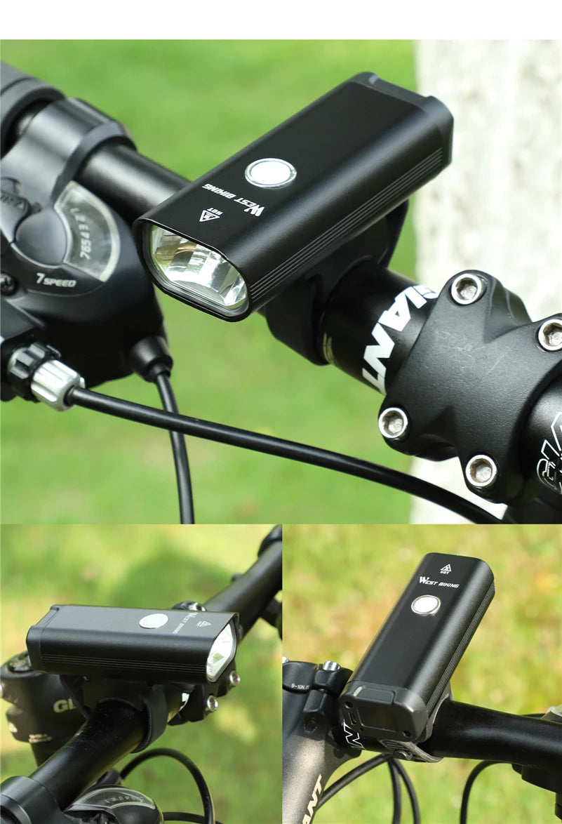 CowLost | west-biking-front-bicycle-light-usb-rechargeable-led-bike-light-waterproof-cycling-headlight-climbing-safety-flashlight-lamps |53