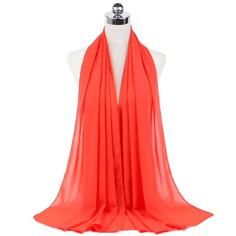 CowLost | muslim-chiffon-hijab-scarf-women-long-solid-color |47