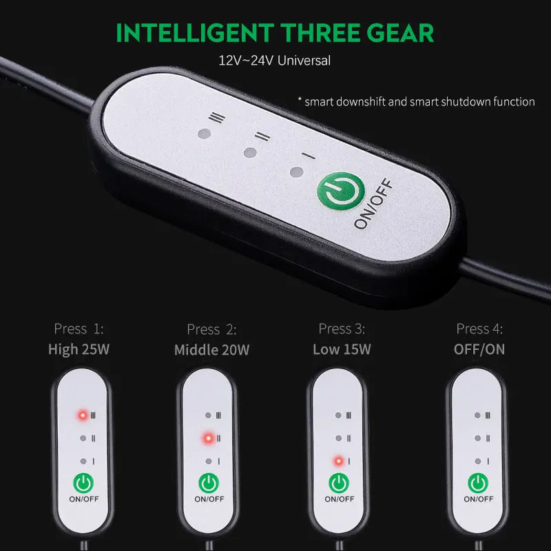 12-24v Heated Car Seat Cover 30'