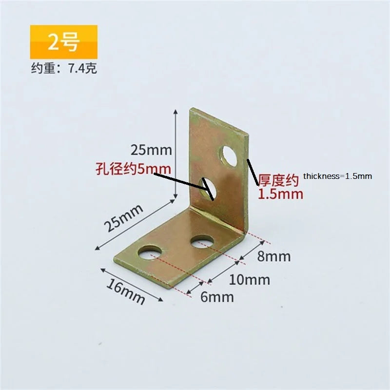 CowLost | right-angle-l-bracket-metal-corner-shelf-support-for-wood-shelves |9