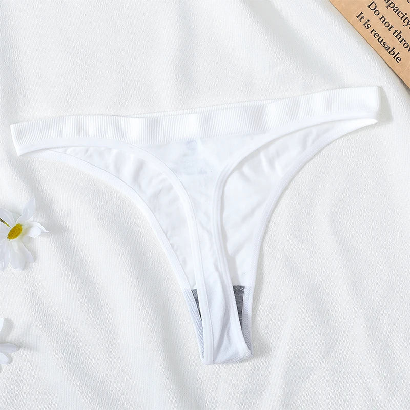CowLost | product_id-3pcs-womens-brazilian-low-rise-ribbed-stretch-g-string-panties-m-xl-soft-comfort |14