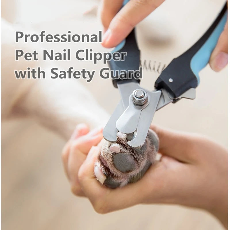 CowLost | pet-beds-professional-stainless-steel-pet-nail-clipper-with-safety-guard-for-cats-and-dogs |25