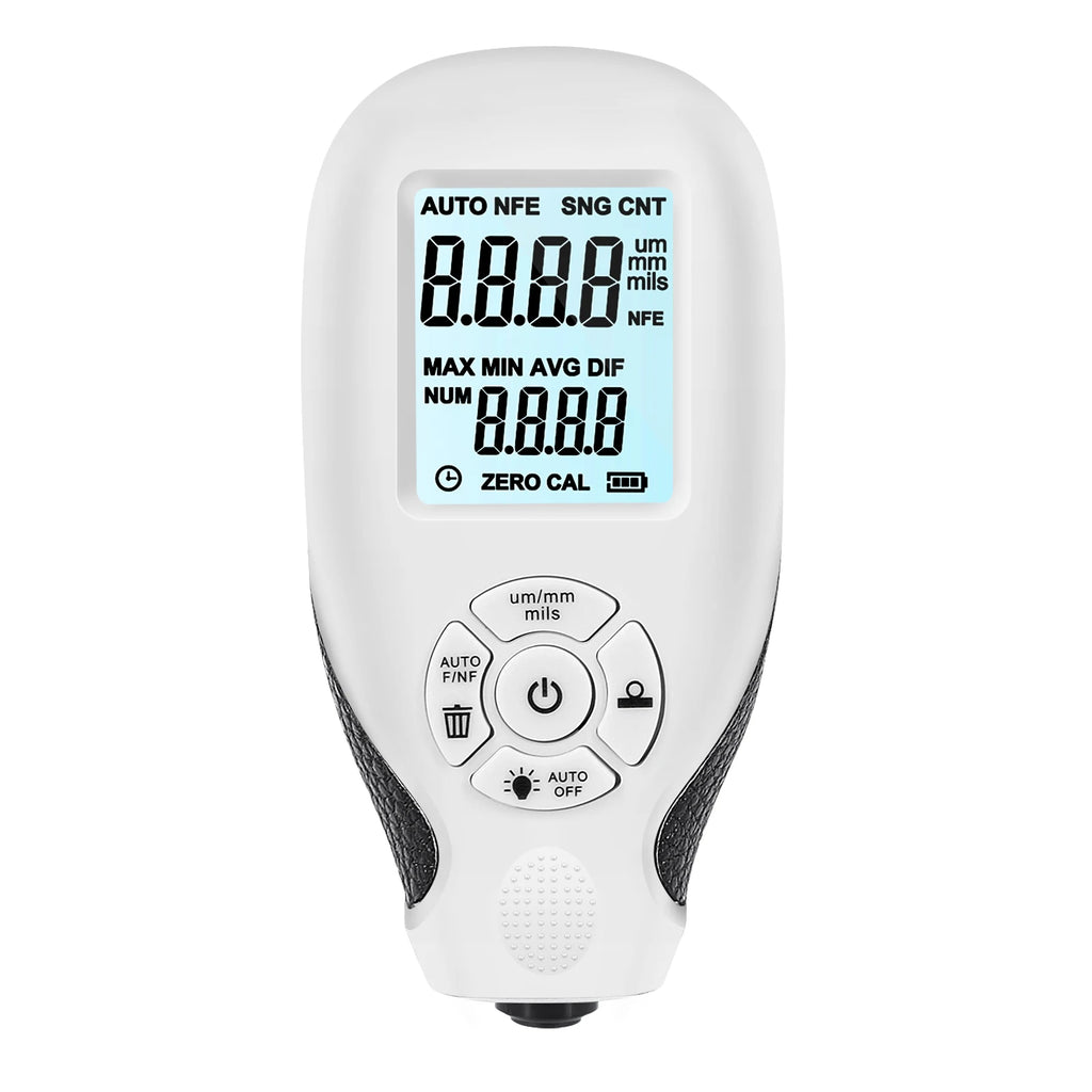 JUANJUAN Car Paint Coating Thickness Gauge 0-2000um LCD Display Manual Tester