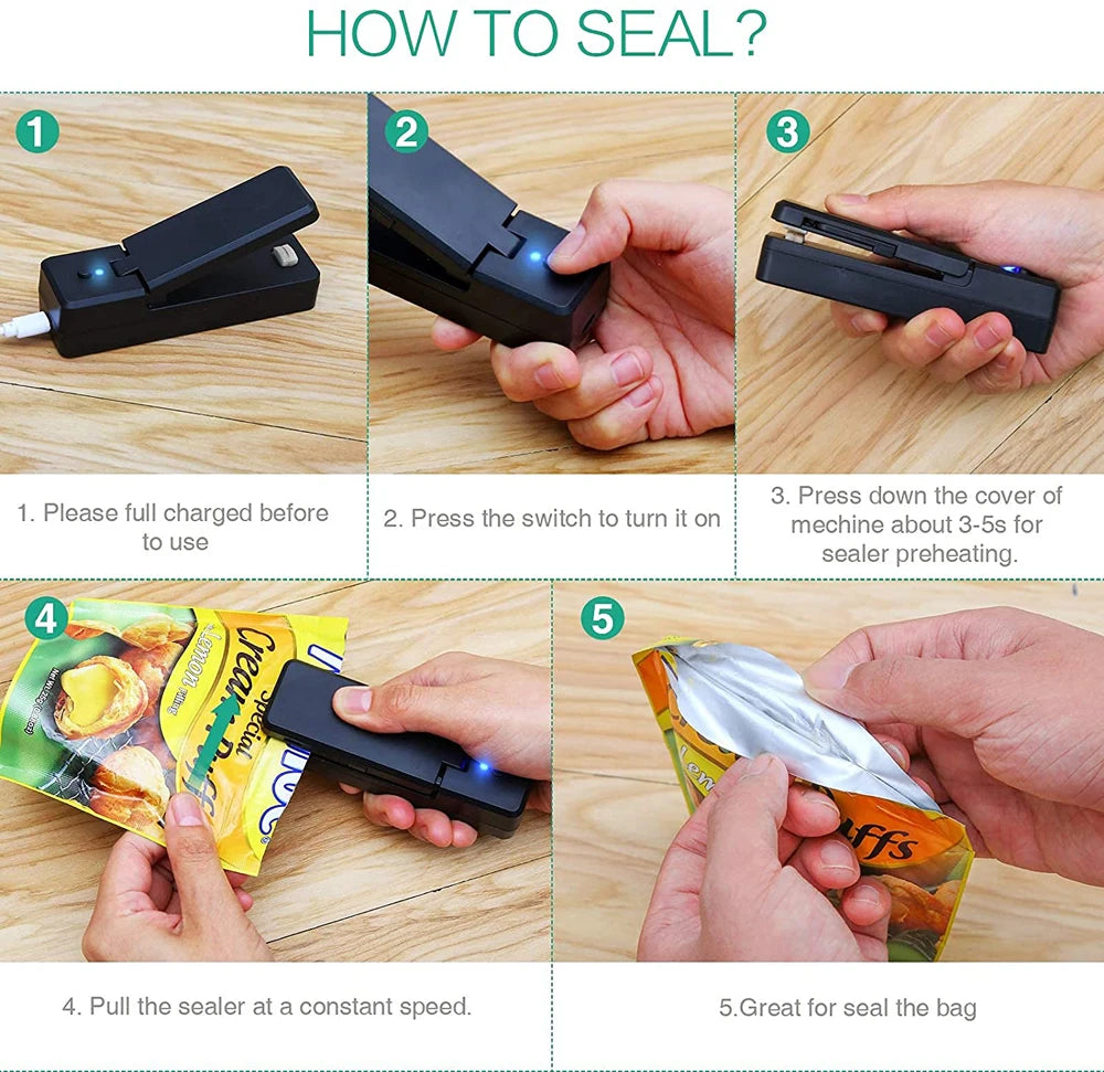 CowLost | mini-bag-sealer-2-in-1-portable-heat-sealers-rechargeable-handheld-vacuum |11