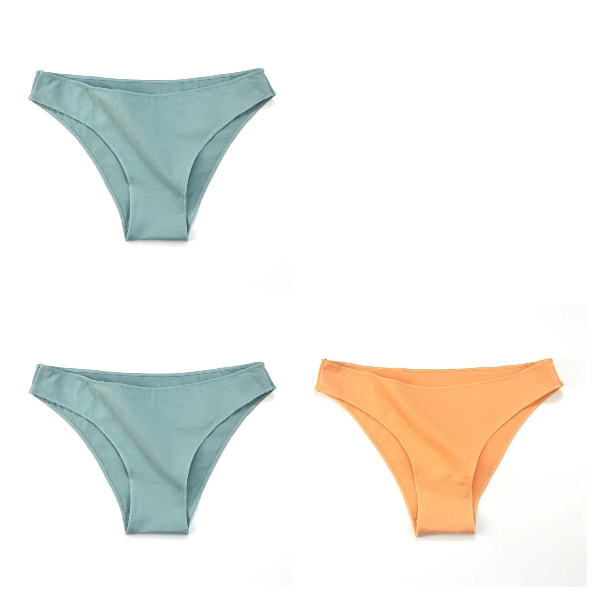 CowLost | product_id-3-pack-women-s-low-waist-cotton-briefs-breathable-solid-color-panties-m-xxl |39