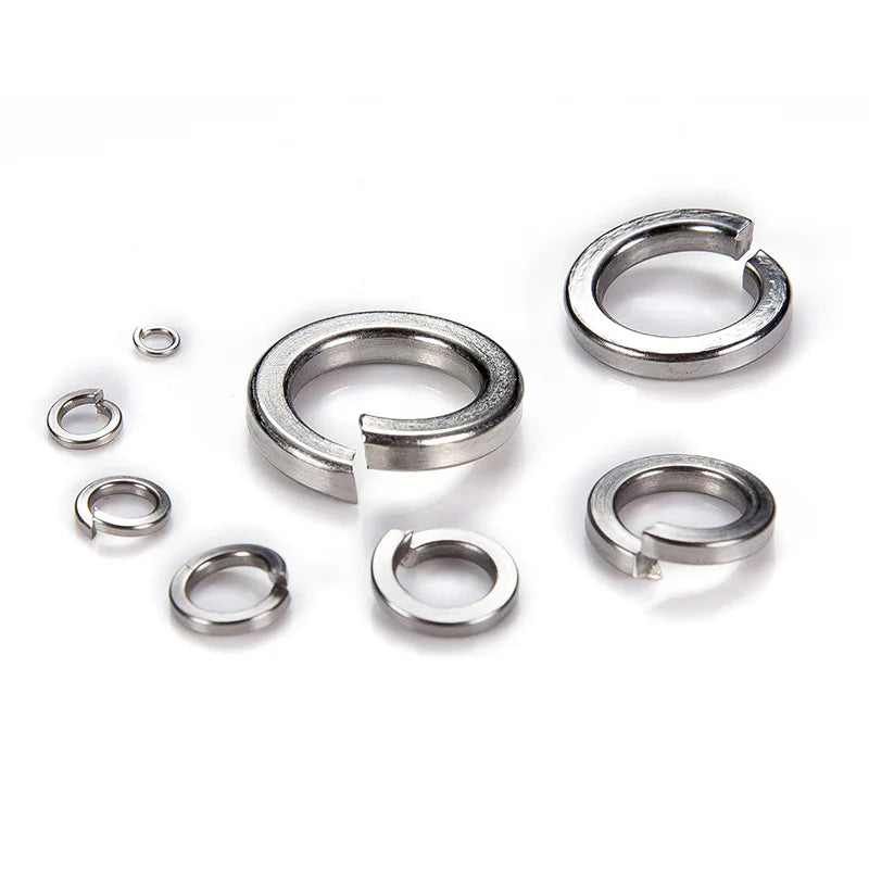 CowLost | 300-480pcs-lock-washers-set-stainless-steel-black-carbon-steel |10