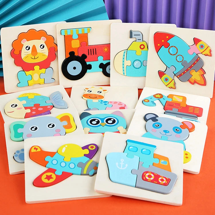 CowLost | fencing-barriers-kids-3d-wooden-cartoon-puzzle-toy-educational-gift |7