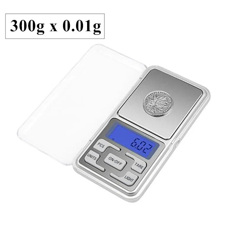 High Precision 500g 0.1g Digital Pocket Jewelry Scale with Backlight and Retail Box