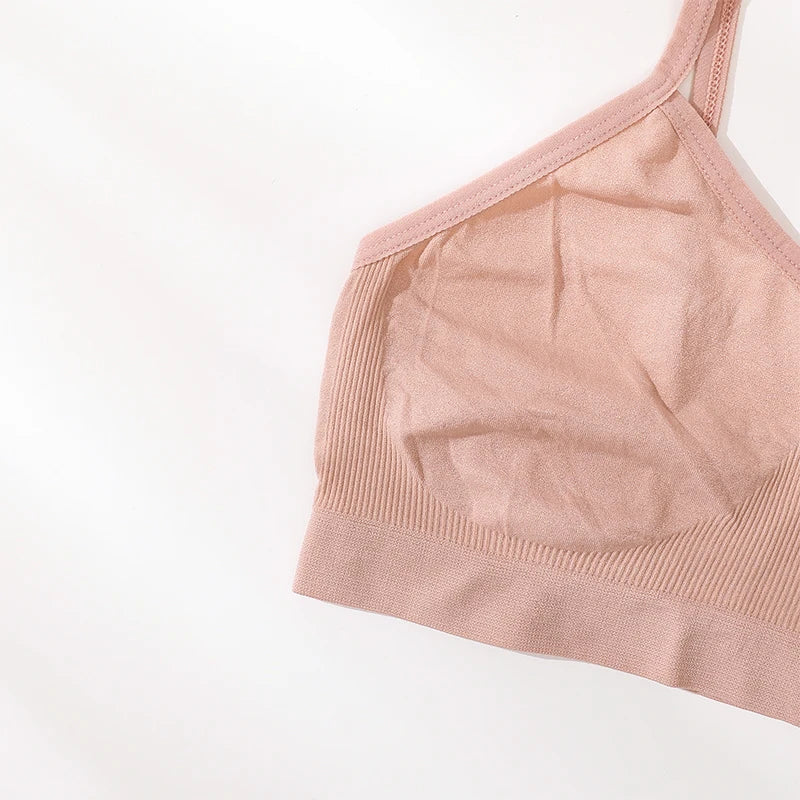 CowLost | product_id-women-seamless-wireless-bra-high-waist-panties-soft-lingerie-set |10
