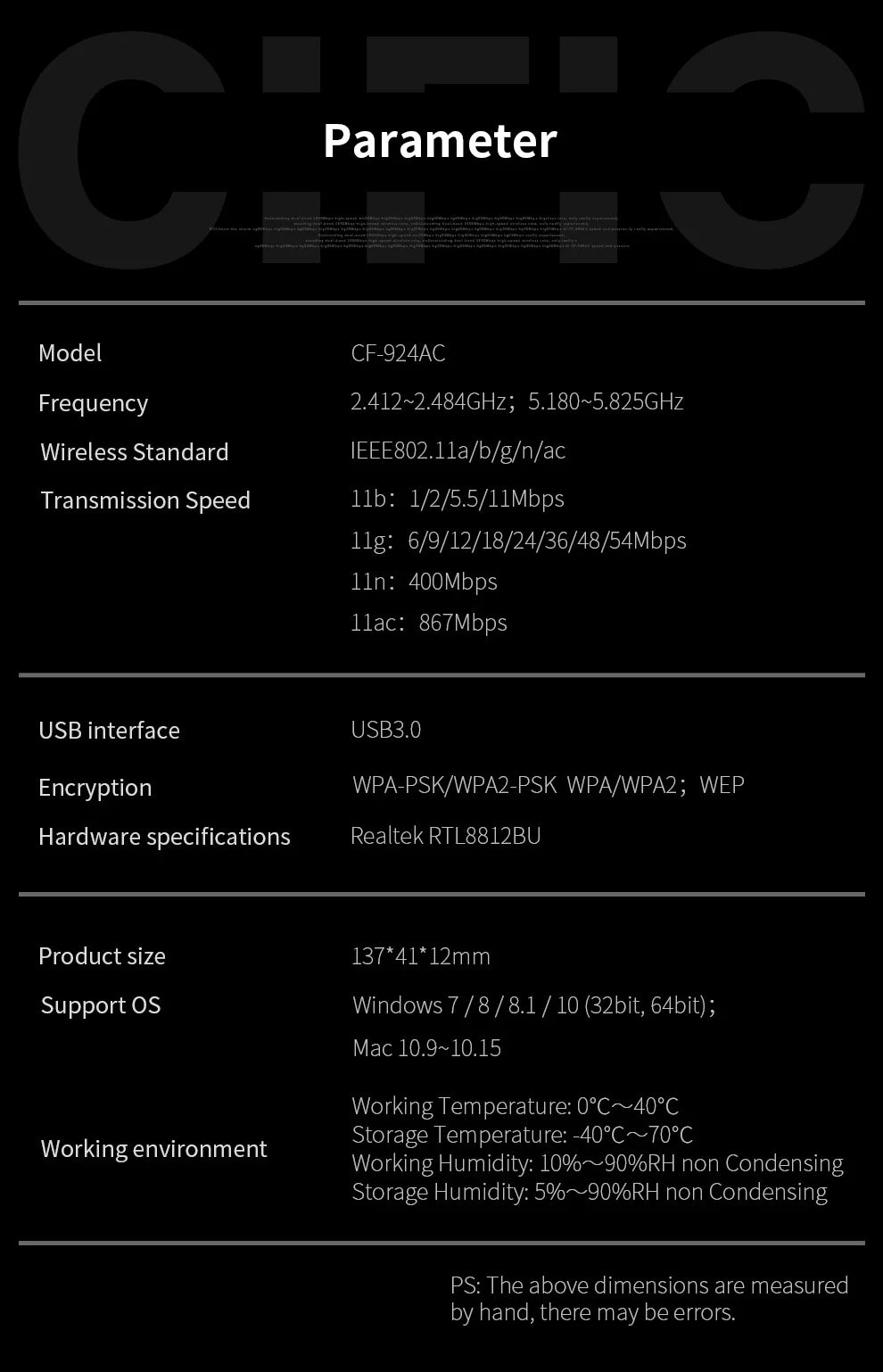CowLost | comfast-gigabit-wifi-adapter-1300mbps-2-4g-5ghz-antenna-usb3-0 |8