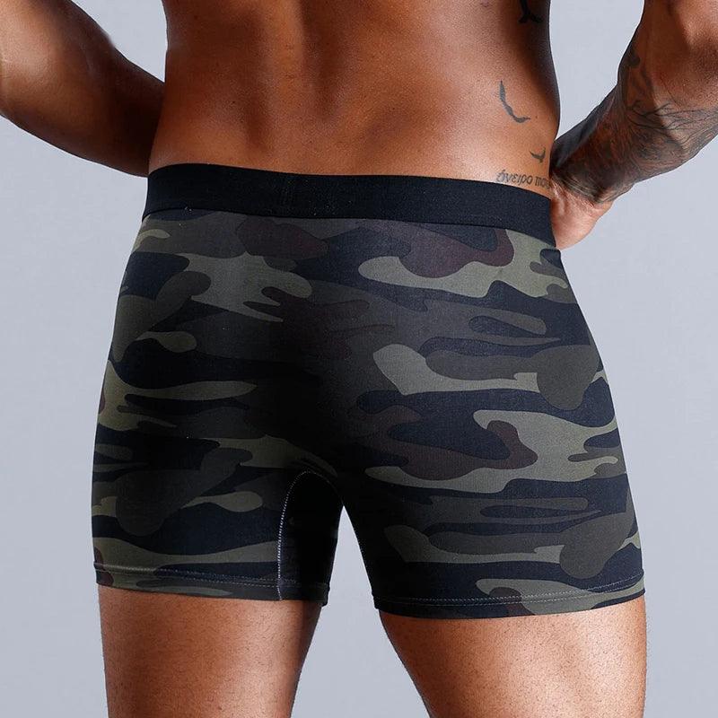 CowLost | activewear-pants-mens-camouflage-cotton-boxer-shorts-underwear |1