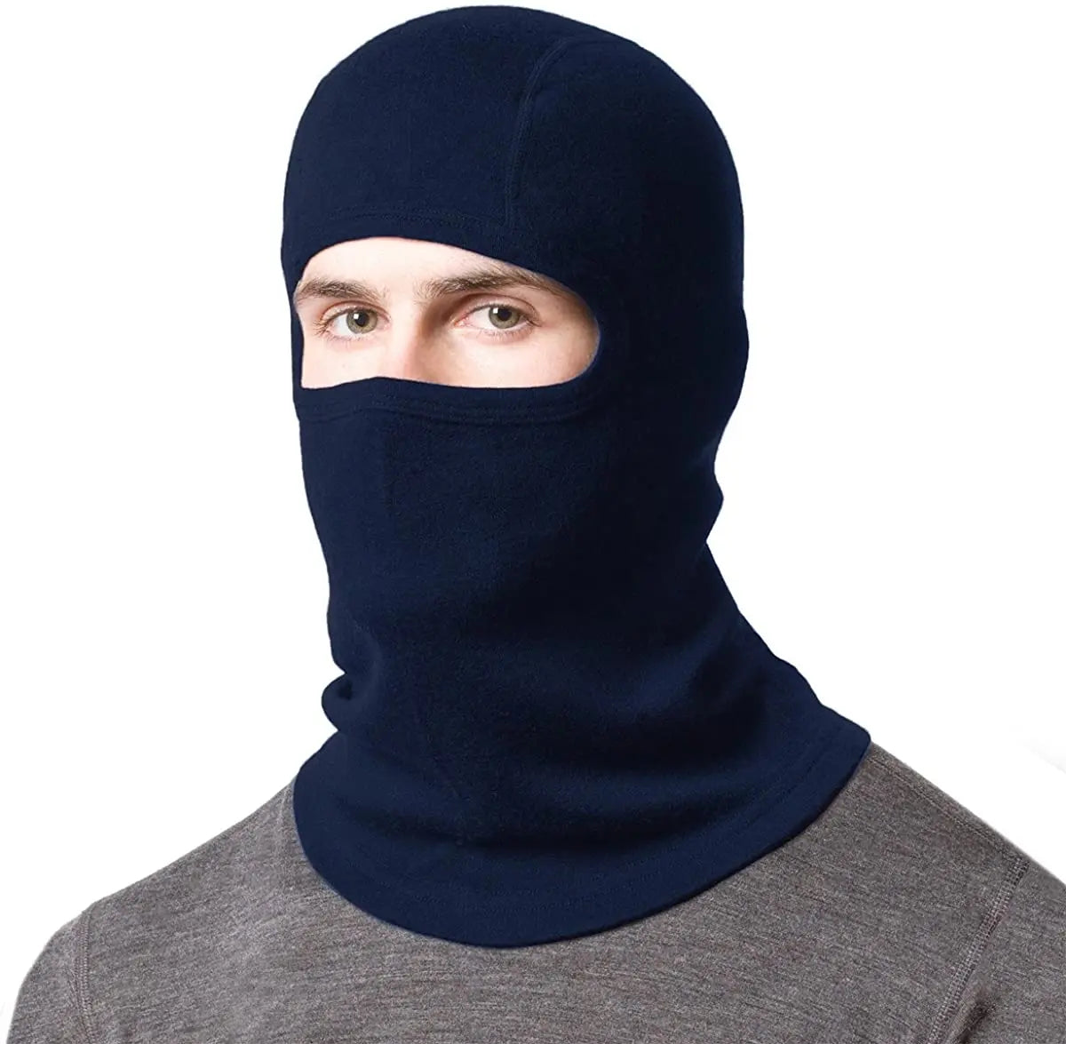 100% Merino Wool Balaclava Ski Mask Hidweight 300G