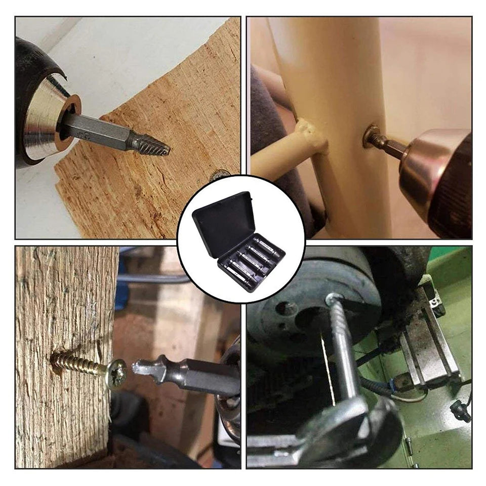 CowLost | nindejin-4-5-6pcs-damaged-screw-extractor-drill-bit-extractor |18