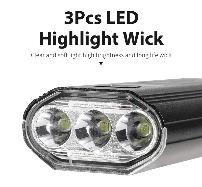 CowLost | west-biking-front-bicycle-light-usb-rechargeable-led-bike-light-waterproof-cycling-headlight-climbing-safety-flashlight-lamps |75
