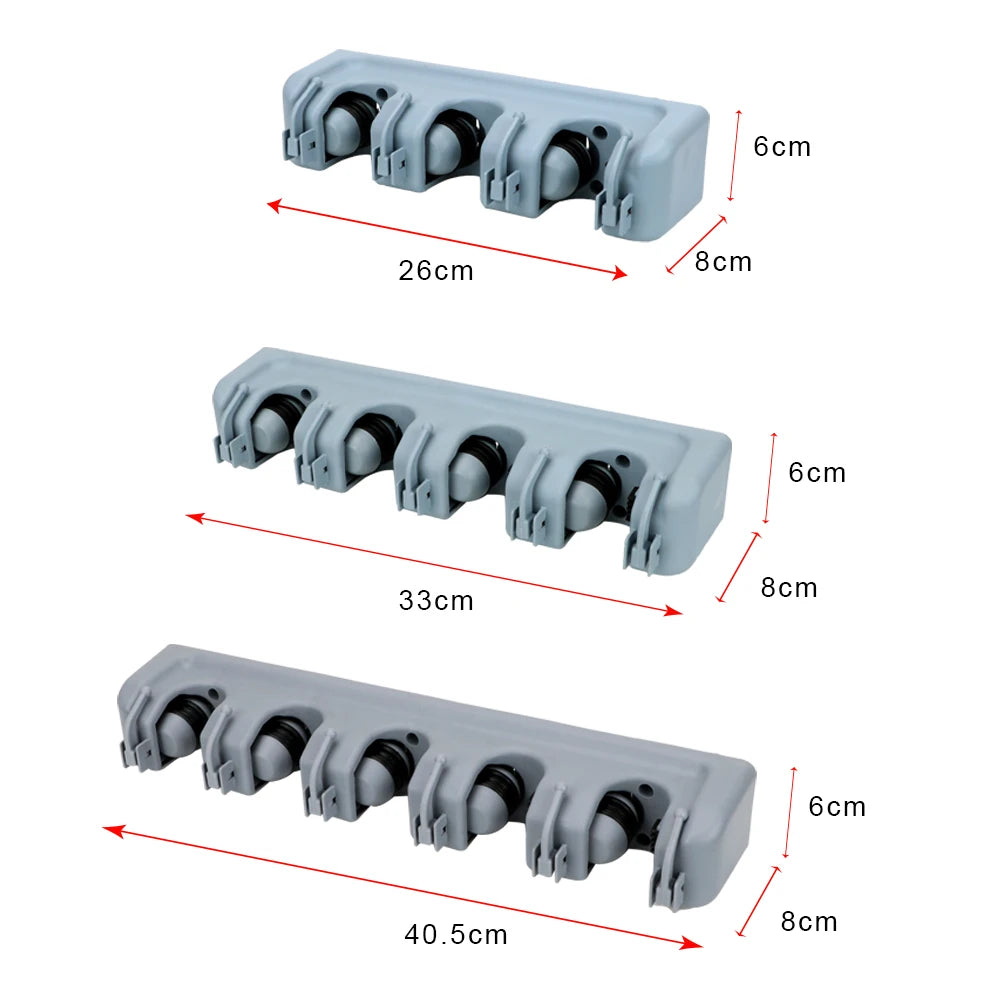 CowLost | product_id-wall-mounted-plastic-mop-holder-broom-hook-3-4-5-position-organizer-rack |5