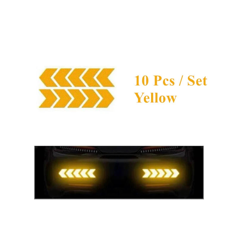 CowLost | product_id-10-pcs-reflective-arrow-warning-tape-stickers-for-car-bumper-and-trunk-safety |17