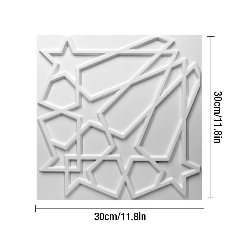 CowLost | 30x30cm-arab-islamic-muslim-star-moon-decor-relief-art-3d-wall-panel |10