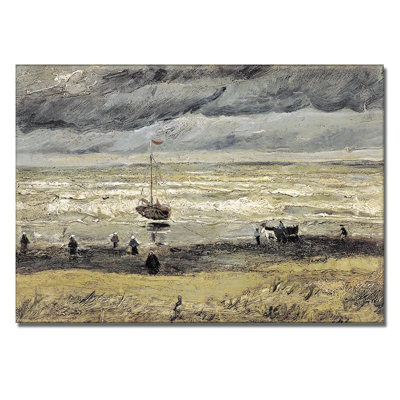 CowLost | harvest-at-la-crau-by-van-gogh-landscape-oil-painting-reproductions-on-canvas |36
