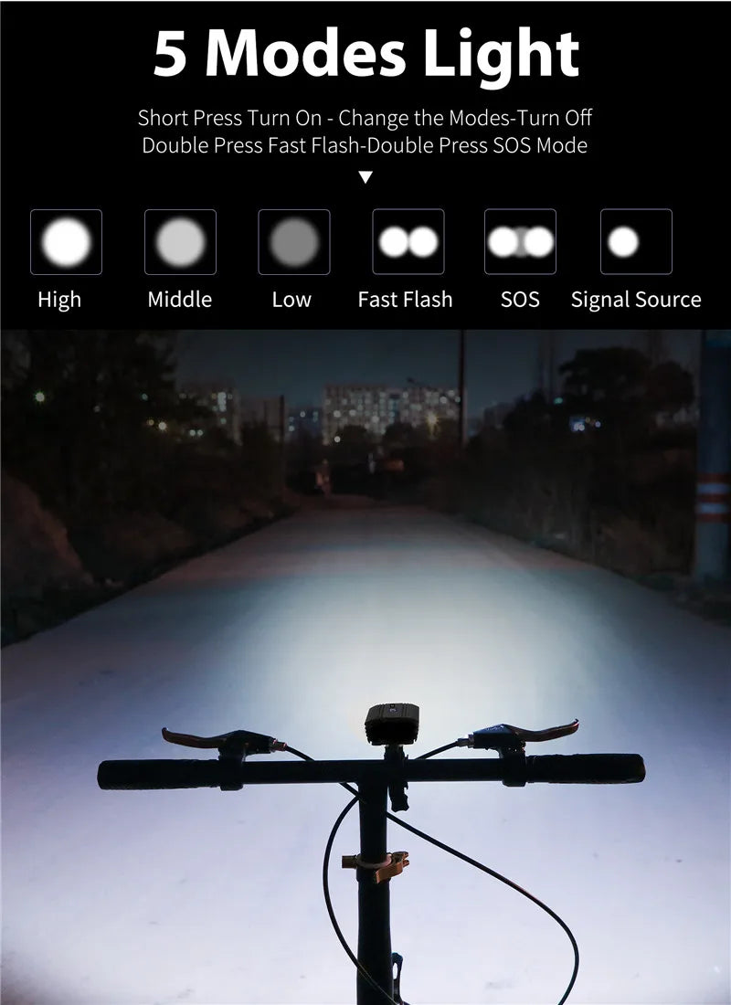 CowLost | west-biking-front-bicycle-light-usb-rechargeable-led-bike-light-waterproof-cycling-headlight-climbing-safety-flashlight-lamps |73