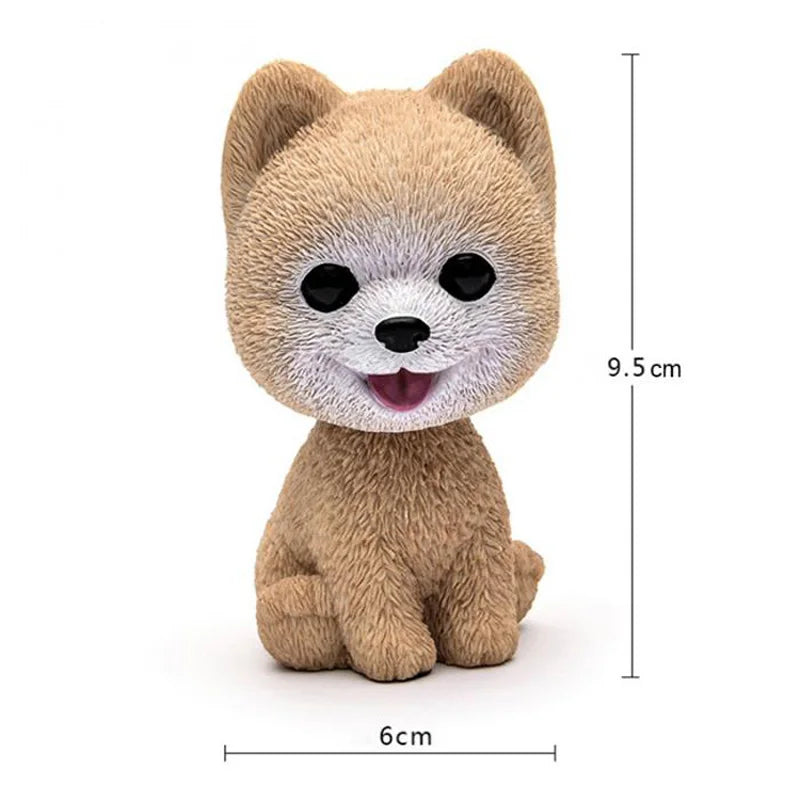 CowLost | product_id-9cm-husky-pomeranian-teddy-dog-nodding-car-dashboard-ornament-gift |6