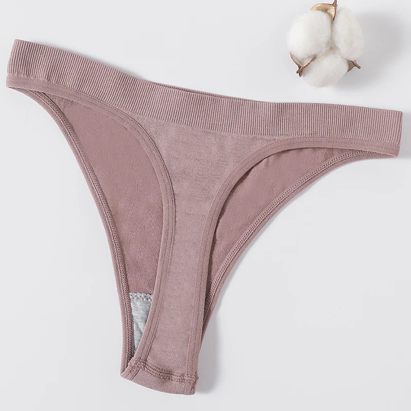CowLost | product_id-womens-seamless-low-waist-g-string-thong-m-xl-sexy-brazilian-panties |10